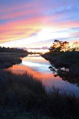 Sunset at False Cape State Park